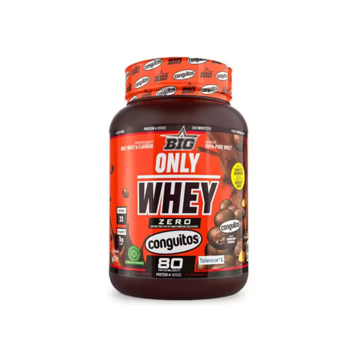 ONLY WHEY® Conguitos Galleta White - Proteína de suero sin lactosa 1 kg - 1