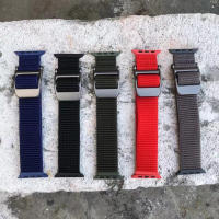 Correa De Nylon Para Apple Watch Ultra 49mm 45mm 44mm Sport Transpirable Compatible Con iWatch 8 7 6 5 4 SE 42mm 41mm 40mm - details 1