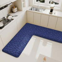 Carpetas Antideslizantes De Forma L Para Cocina Y Baño Tamaño Grande Absorbentes De Polvo Y Suciedad Para Restaurante Y Paredes De Entrada - details 7