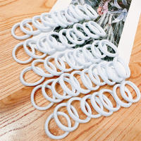 50/100pcs Cinturones Para El Cabello Negros Elásticos Para Mujeres Y Niñas Amarre De Pelo Para Moño Accesorio De Scrunchies - details 1