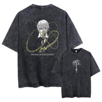 Camiseta De Verano Para Hombres Vintage Harajuku Con Estampado Anime Tees Vest Top Casual Oversized Black T-Shirt Streetwear - details 13