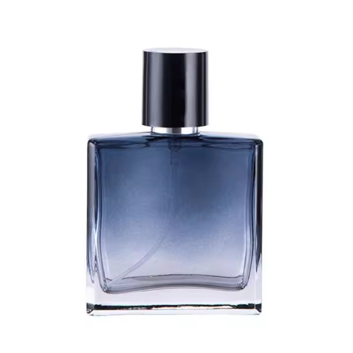 Botella De Perfume Reutilizable De Vidrio Colorido Y Gradiente 30/50/100ml Con Pumpe Contenedor De Cosméticos Portátil Para Refill - 1