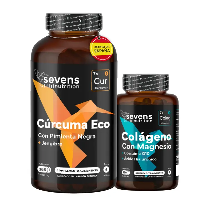 Pack Colágeno + Cúrcuma BIO - Articulaciones Fuertes y Antiinflamatorio Natural - 1