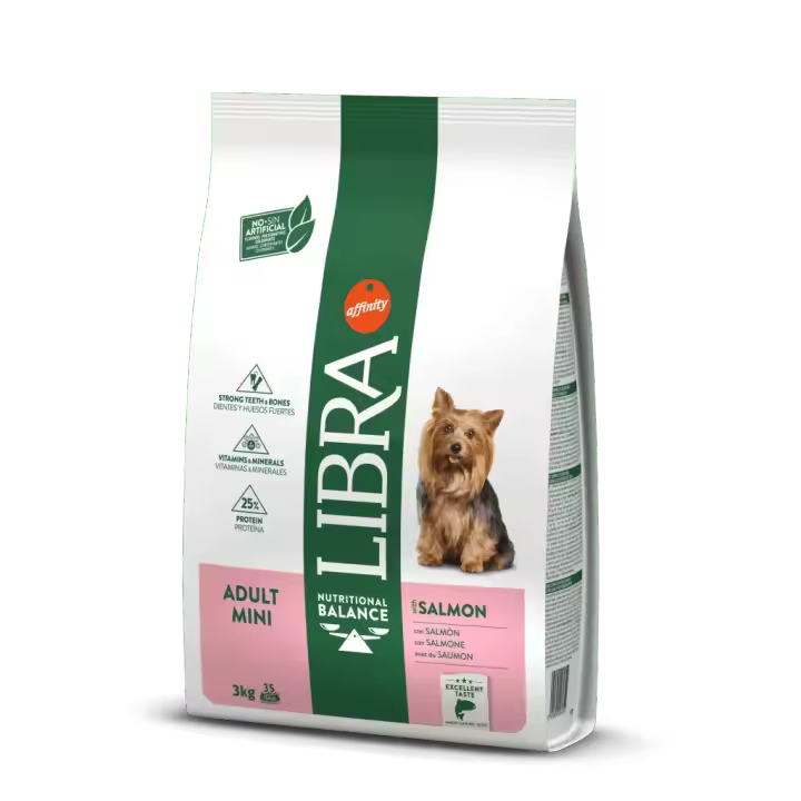 AFFINITY LIBRA DOG MINI ADULTO SALMON 3KG - 1