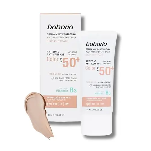 Babaria - Crema multiproteccion spf 50+ color - 50 ml 50000628 - 1