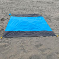 Manta De Picnic Impermeable Y Ligera De 200x210cm Para Camping Y Senderismo Tapete De Playa Sin Arena Para Exterior - details 0