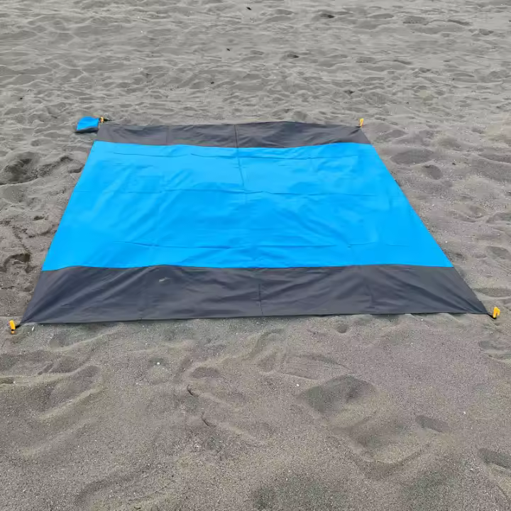 Manta De Picnic Impermeable Y Ligera De 200x210cm Para Camping Y Senderismo Tapete De Playa Sin Arena Para Exterior - 1