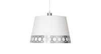 FABRILAMP - Colgante Dalia 1xe27 Blanco/plata Regx40x40 Cm - details 1