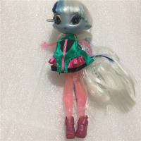 Muñeca De Peluche UnhaVerse Para Niñas Con Pelo Largo De 20cm Vestido Con Ropa Estilo Multicolor Regalo De Cumpleaños - details 26