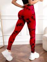 Treguas De Yoga Para Mujer Con Cintura Alta Y Sin Costuras Leggings De Gimnasio Fitness Y Ejercicio Talla Verdadera Treguas De Dibujos Atrilados - details 10