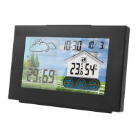 Multifunctional Wireless Weather Station Forecaster Indoor Outdoor Thermometer Hygrometer with Sensor Color Screen Alarm Clock - details 33