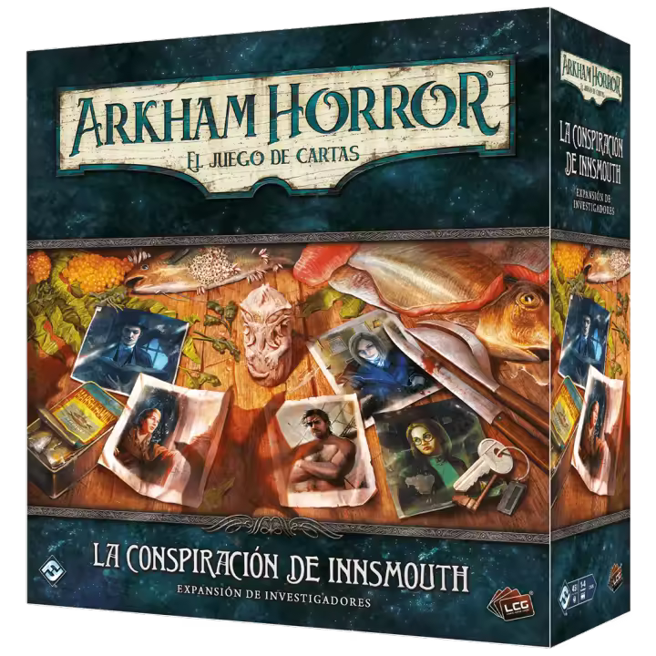 Arkham Horror LCG La conspiración de Innsmouth exp. investigadores - 1