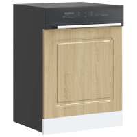 vidaXL Panel para lavavajillas Kalmar 60x1,5x67 c en color Roble Sonoma/Roble ahumado/Blanco y más - details 0