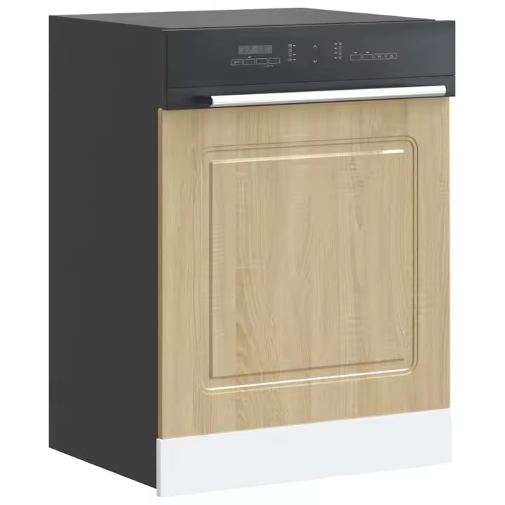 vidaXL Panel para lavavajillas Kalmar 60x1,5x67 c en color Roble Sonoma/Roble ahumado/Blanco y más - 1