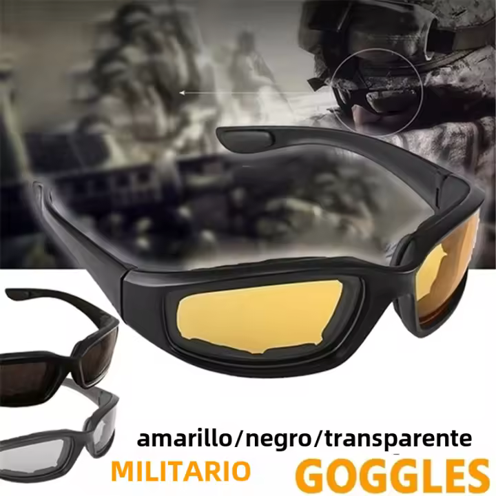 Gafas De Motocicleta Universales Polarizadas Protección Ocular Antigolpes Anti Niebla UV400 Vidrio Transparente Resistentes Al Viento Para Ciclismo - 1