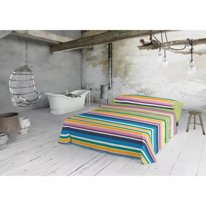 Lois - Juego de Sábanas Lois FRIDA Verde Cama de 150 - 1