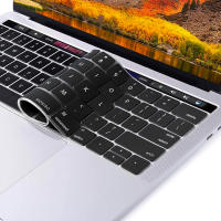 Cubierta De Teclado Ultrafina Para MacBook pro 13" Y 15" (Modelo :A2159 A1706 A1707 A1989 A1990) Con Barra Táctil En Inglés Material De Silicona Resistente Al Polvo Y Agua - details 6