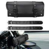 Bolsa De Sillín De Motocicleta De Cuero PU Para Harley Chopper Bobber Cruiser Sportster XL 883 1200 Bolsa De Herramientas Delantero Y Trasero - details 10
