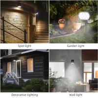 Luces Solares LED 92 Para Exterior IP67 Impermeables 2 En 1 Para Jardín Patio Puerta Moderno Estilo Iluminación Solar Autónoma - details 7