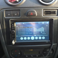 Marco De Radio Para Coche EAFC Universal 2 Din 100mm 3.94 Pulgadas Pieza De Repuesto Para Panel De Radio Auto Interior - details 3