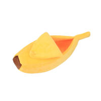 Cama De Gato En Forma De Plátano Cómoda Y Caliente Para Invierno Almohadilla Suave Para Perro Y Gato Juguete De Dormir Divertido Accesorios Para Mascotas Color Amarillo - details 9