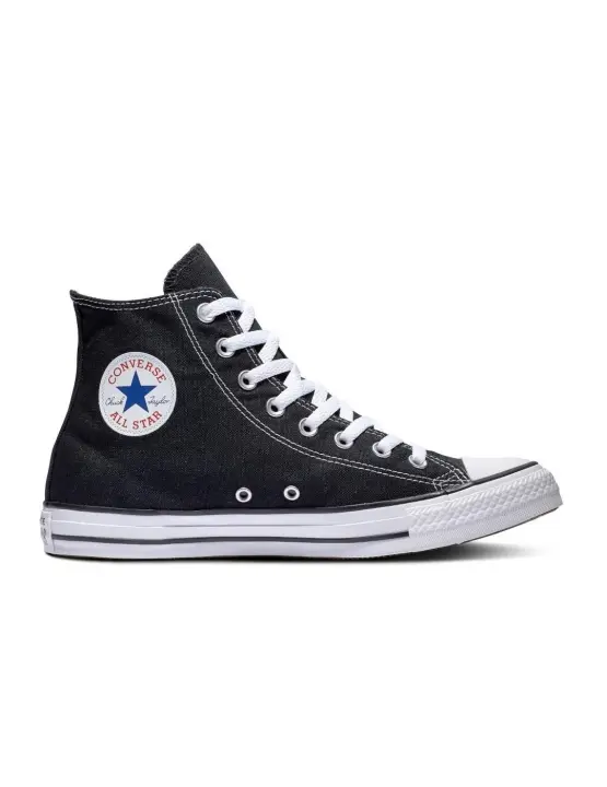 Zapatilla Converse All Star Alta Lona Negro - 1
