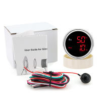 Gauge De Aceite 52mm 2 En 1 Con Medidor De Temperatura Y Presión De Aceite 0-10 Bar Con Alarma Para Coche Y Barco 12V 24V - details 4