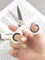 Tijeras Redondas De Seguridad Para Niños MOTARRO 115mm Mini Herramienta Escolar De Plástico Para Cortar Papel - details 3