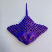 Decoración 3D De Rayo Manta En Estilo Estereoscópico Animal Oceanográfico Regalo Creativo Hecho a Mano Para Descompresión - details 5