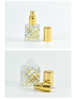 Botella De Perfume Recargable 9ml Contenedor De Líquidos Para Cosméticos Viaje Portátil Vidrio Electroplazado Reutilizable - details 3