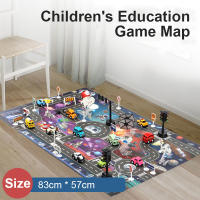 Mesa De Juego Ciudadana 83x57cm Con Señales De Tráfico Mapa De Estacionamiento Dinosaurio Fermero Juguete Educativo Para Niños Sin Batería Material ABS - details 16