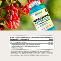 Berberina 1500 mg pura - 97% de concentración - 120 cápsulas veganas - Berberine Extract - Berberine Hcl - Berberina Pura - Berberina 97% - details 0