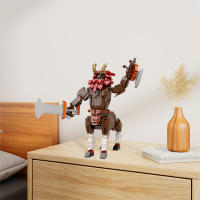Kit De Bloques De Construcción MOC 'Respiración De La Vida Salvaje': Centauro León Lynel Figura Roja Bokoblin Juguete DIY Para Niños Modelo De Ladrillo Juego Compatible Con Lego - details 1