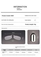 Gafas De Lectura Ultraligero Con Cierre En La Nariz Y Lazo De Llave Para Hombres Y Mujeres Gafas Presbíopicas Plegables Portátiles +1.0 a +3.0 - details 7