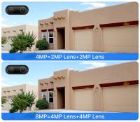 La cámara de seguridad inalámbrica Hiseeu 4K 8MP, con doble lente, zoom 8X, audio bidireccional, visión nocturna a todo color, detección de humanos, seguimiento automático, panorámica de 355° y inclinación de 90°, resistente al agua IP66 - details 19
