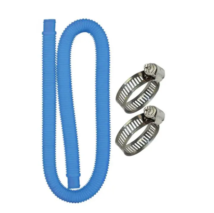 Manguera para piscinaManguera de repuesto para bomba de piscina elevada, manguera de PE, 1m x 31mm, azul, 1 unidad - 1