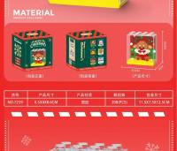 Mini Santa Claus De Huiqibao Modelo De Construcción Pequeño Juguete De Bloques DIY Con Set De Árbol Ciervo Y Payaso Para Regalo De Año Nuevo - details 13