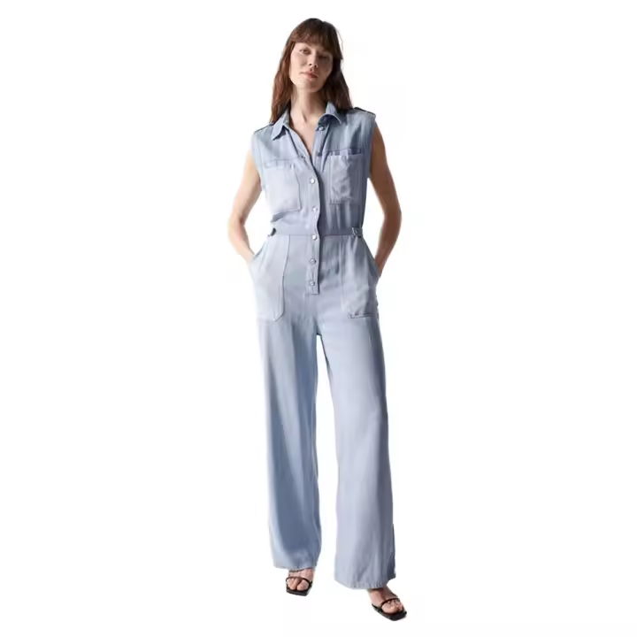 Ropa mujer Monos Salsa Jeans Mono Corto 21005906 Azul - 1