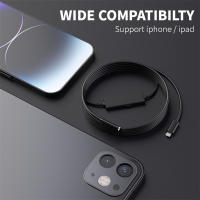 Cámara De Inspección WDLUCKY 8MM 1080P Mini Cámara Para IOS iPhone Impermeable Borescope De Tubería Hard Wire - details 4