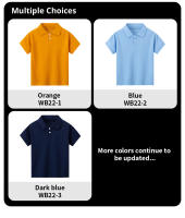Camisa POLO Para Niños Y Niñas De Color Sólido Moda Deportiva Casual Con Mangas Cortas Cómoda Para Verano Talla True Fit - details 25