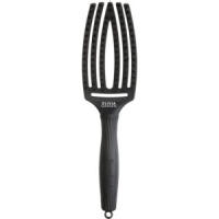 Olivia Garden Cepillo Fingerbrush Full Black Combo Medium | Tamaño Mediano en Color Negro | Care Ionic Boar & Nylon - details 8