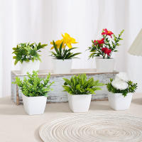 1SET De Plantas Simuladas En Maceta Para Decoración De Oficina Comercial Sala De Estar Estudio Courtyard Decoración Del Hogar Adecuado Para Mesas De Trabajo Y Espacios Comunes - details 20