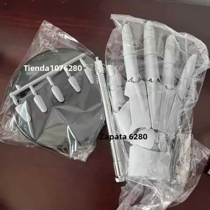 Mano Super Móvil 1:1 Para Dibujar Y Pintura Figura De Acción Simulación Blanco Y Gris Mano Izquierda Y Derecha Modelo De Juguete Para Adultos - 1
