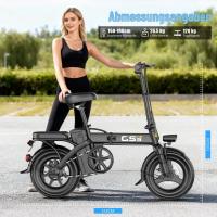 Bicicleta eléctrica urbana plegable GS3, 720 Wh, 48 V, 15 Ah, autonomía de 100 km. Motor trasero, 25 km/h, hasta 100 km. Bicicleta eléctrica para hombre/mujer. - details 1