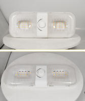 Luz De Lectura Para Coche Highbright 120LED 3 Colores Ajustables Luz De Techo Para RV Barco Camión Caravana Universal 12V - details 6