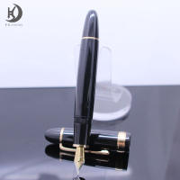 Bolígrafo De Tinta JD-149 En Negro Con Acabado Dorado, Punta Fina Regalo Exquisito Para Hombres Y Mujeres Profesional Graduación - details 0