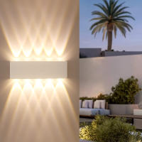 Lámpara De Pared LED Impermeable Para Iluminación Exterior 4W 6W 8W 10W AC85-265V Iluminación Interior Lámpara De Noche Para Dormitorio Decorativa - details 8
