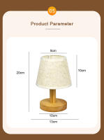 Lámpara De Mesa LED Estilo Japonés Retro Para Iluminación Interior De Dormitorio Y Sala De Estar Decoración De Noche Y Escritorio Luz De Mesa Incluye Bombillas Fuente De Alimentación AC 90-260V - details 12