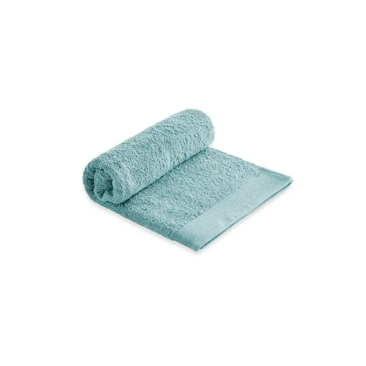 Manterol - Toalla de baño y lavabo de rizo 100% algodón de 500 gr/m²  basic. Muy absorbentes y duraderas. Color beige, maquillaje, blanco, turquesa, gris y azul disponibles. - 1