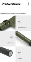Shovel Plegable Pequeña Para Camping Al Aire Libre Multifuncional Herramienta De Entierro Para Senderismo Spade Y Shovel De Acero Carbono - details 6
